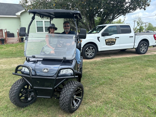 Golf cart dealer team